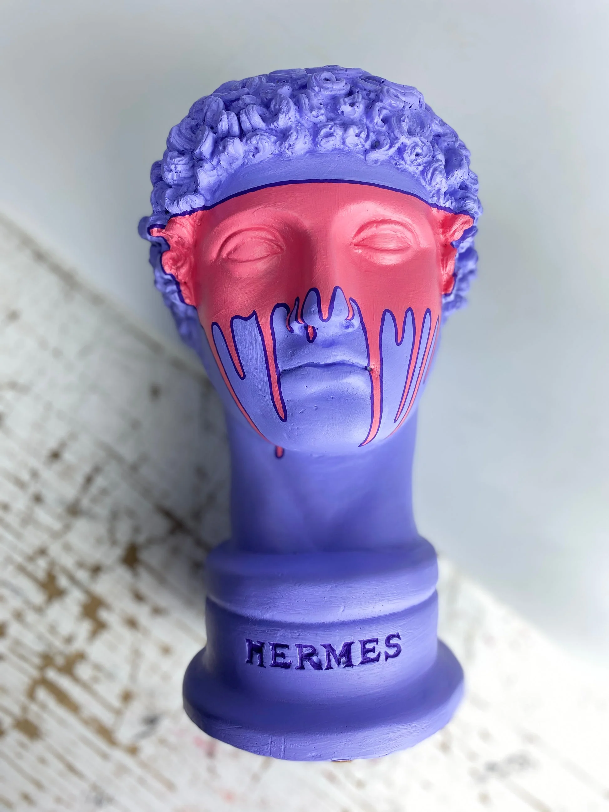 Hermes Bust - Purple - Image 2