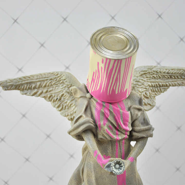 Pour The Paint Iron Bucket Angel - Banksy - Image 3