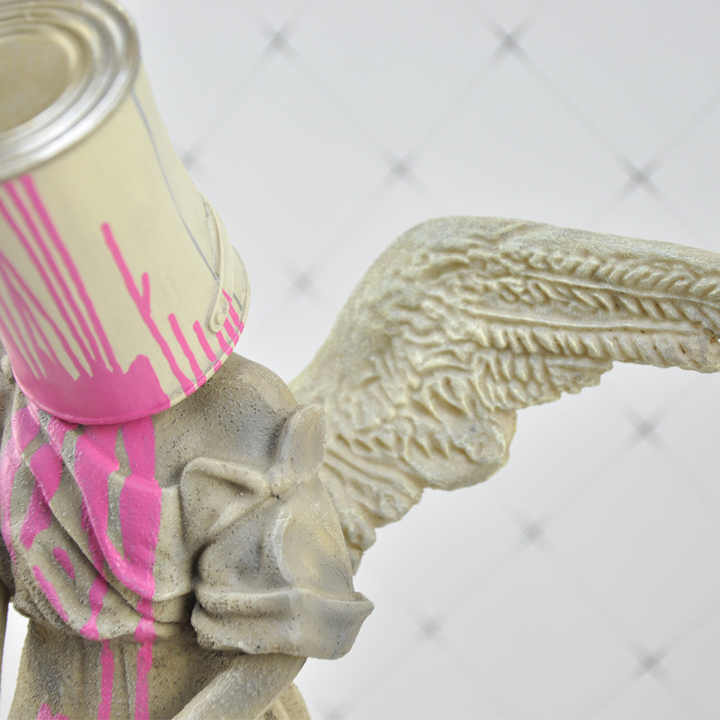 Pour The Paint Iron Bucket Angel - Banksy - Image 4