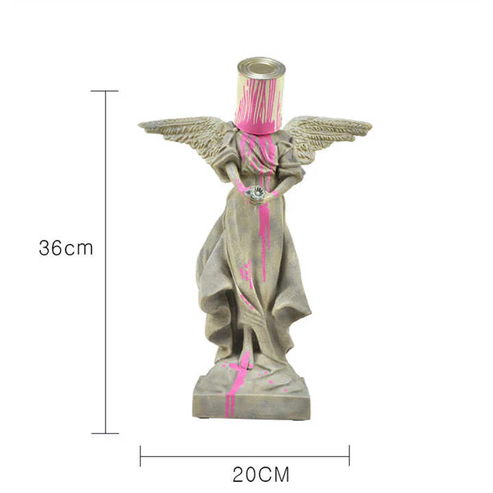 Pour The Paint Iron Bucket Angel - Banksy - Image 5