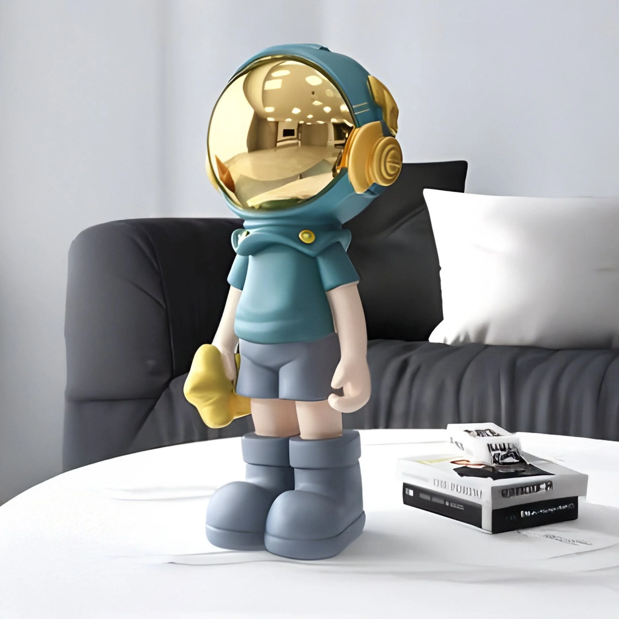 Small Galactic Blue Astronaut Buddy Figure - 36cm - Image 2